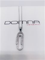 Collana Venerio Donna in Argento Zircone CO23574B - CO23574B